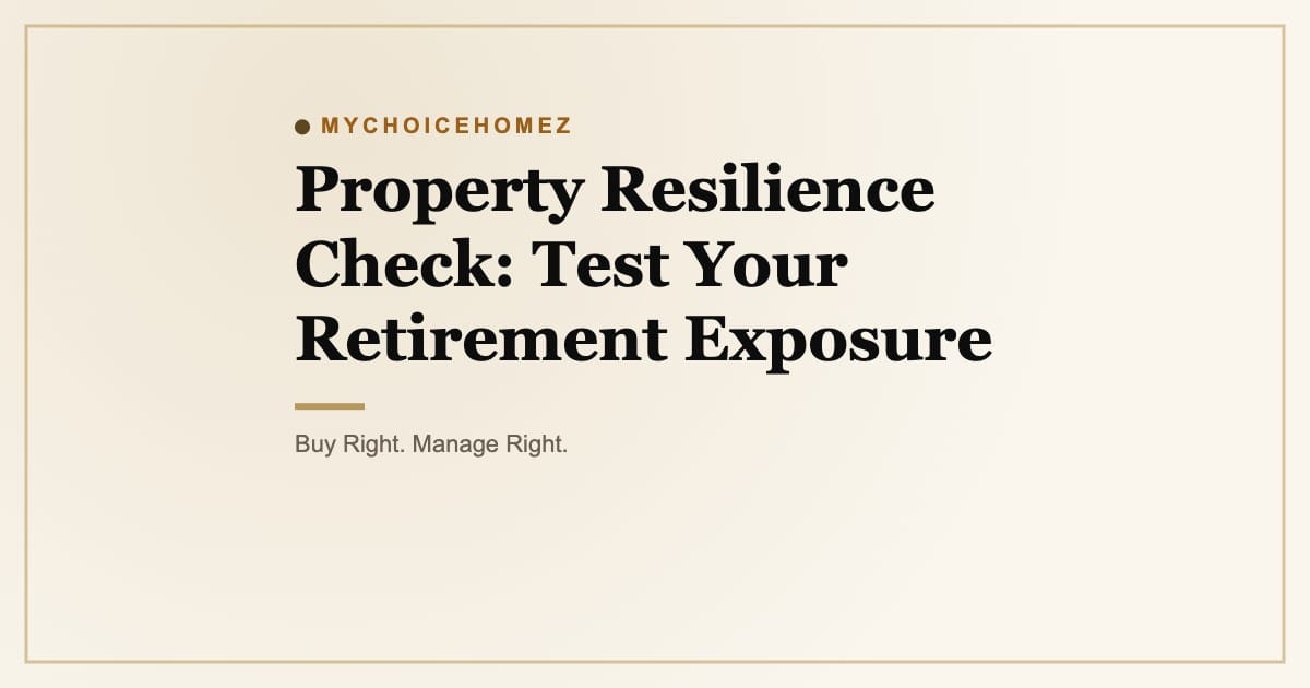 Property Resilience Check: Test Your Retirement Exposure